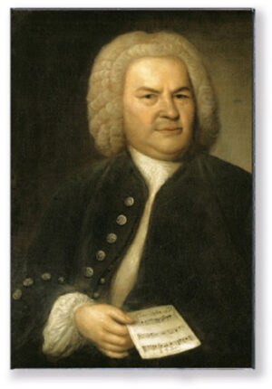 Entdecken Sie die zeitlose Schönheit und musikalische Brillanz mit unserem beeindruckenden Bach-Porträt-Magneten! Mit einer Größe von 5,3x7 cm ist dieser Magnet nicht nur ein Blickfang, sondern auch ein elegantes Statement für Ihre magnetischen Oberflächen.Das präzise gedruckte Porträt des legendären Komponisten Johann Sebastian Bach fängt die Tiefe und Genialität seiner Musik perfekt ein. Ob auf Ihrem Kühlschrank, an Ihrem Arbeitsplatz oder als Geschenk für einen Musikliebhaber ? dieser Magnet wird zweifellos Bewunderung hervorrufen und Ihrem Raum eine kulturelle Note verleihen.Hergestellt aus hochwertigem Material, garantiert dieser Magnet Langlebigkeit und Festigkeit. Seine kompakte Größe macht ihn vielseitig einsetzbar und perfekt für die Anzeige von Wertschätzung für die klassische Musik.Bestellen Sie noch heute unseren Bach-Porträt-Magneten und fügen Sie Ihrem Zuhause, Büro oder Musikstudio einen Hauch von zeitloser Schönheit und musikalischer Meisterschaft hinzu!