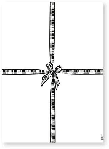 Wrapping paper Keyboard/ribbon