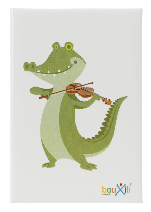Bringen Sie Freude und Musik in den Alltag Ihrer Kinder mit dem Bauxili Kühlschrankmagnet! Dieser niedliche Magnet zeigt ein fröhliches Krokodil, der seine Geige spielt und ist perfekt für jedes Kinderzimmer oder die Küche. Der Bauxili Kühlschrankmagnet ist nicht nur praktisch, um Zeichnungen oder Fotos Ihrer Kinder zu befestigen, sondern auch eine lustige und farbenfrohe Dekoration. Das liebevoll gestaltete Krokodil mit seiner Geige regt die Fantasie an und ist robust und langlebig. Ein ideales Geschenk für Ihre Kinder oder deren Freunde - der Bauxili Kühlschrankmagnet bringt Farbe und Spaß in den Alltag und ist eine charmante Ergänzung für jedes Zuhause!