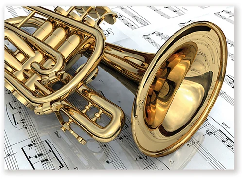 Postcard Trumpet/Sheet music