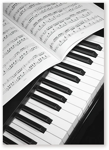 Postcard Piano/Sheet music