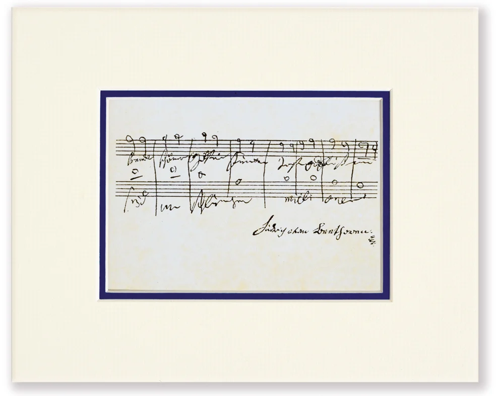 Beethoven Sheet Music Mat