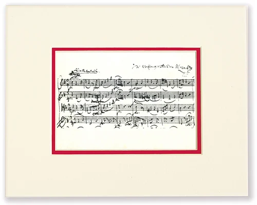 Mozart Sheet Music Passe-Partout
