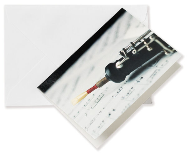 Greeting card Oboe A7