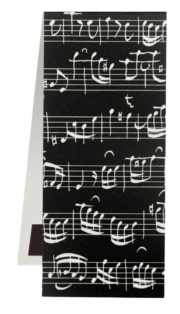 Bookmark Sheet music black magnetic