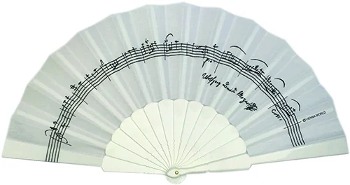 Mozart Fan, White