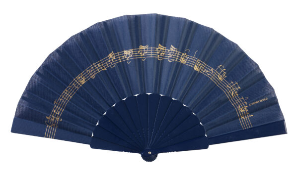 Fan Line of notes blue