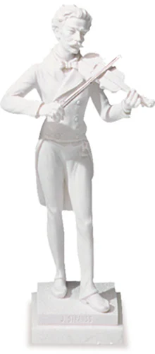 Standfigur Strauss 27cm