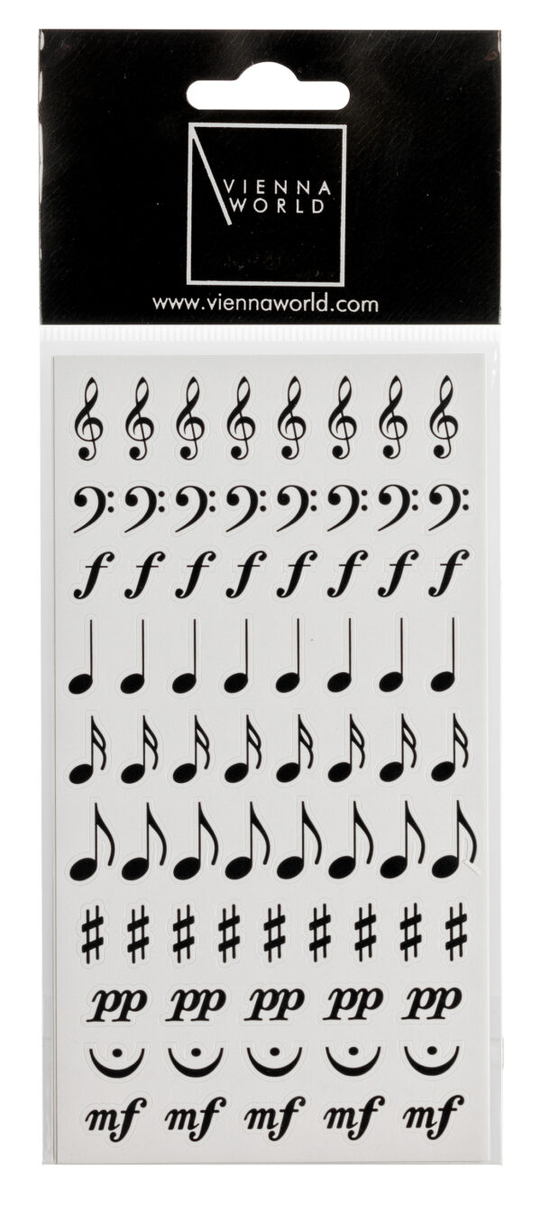 Stickers Music symbols (2 sheets)