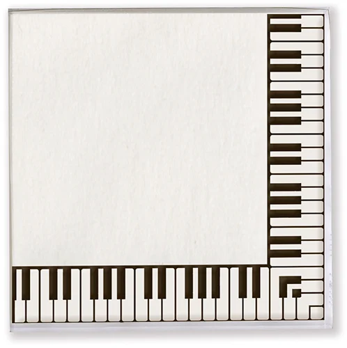Servietten Tastatur 33x33cm