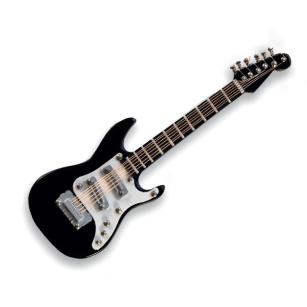 Miniature pin E-Guitar black