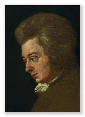 Mozart Portrait Postcard