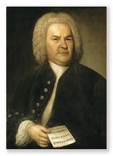 Bach Portrait Postcard