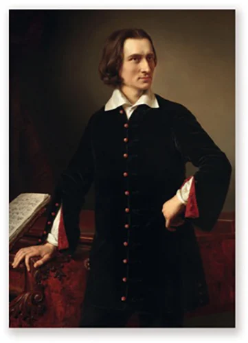 Liszt Portrait Postcard