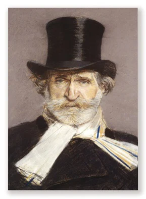 Verdi Portrait Postcard