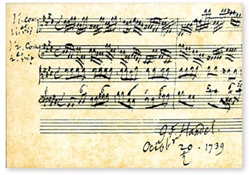 Postcard Handel - Concerto grosso
