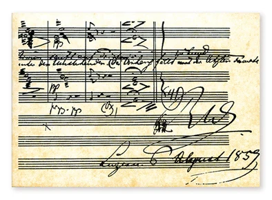 Wagner Postcard - Tristan und Isolde