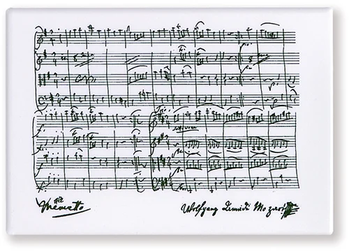 Magnet Mozart white