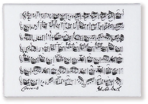 Magnet Bach weiss