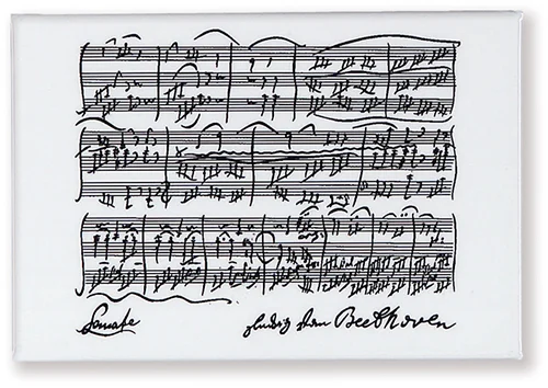 Magnet Beethoven weiss