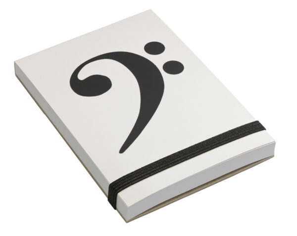 Notepad Bass-Clef A7