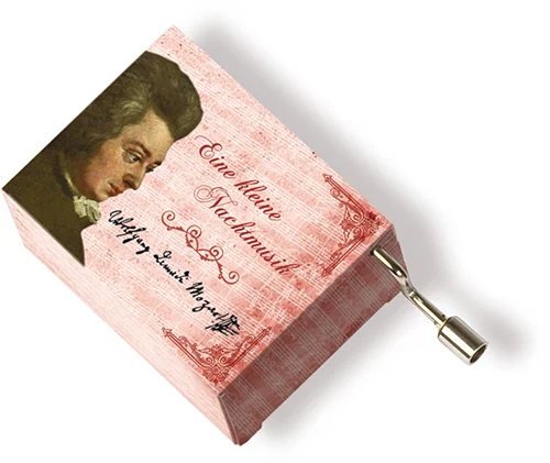 Music box Mozart red