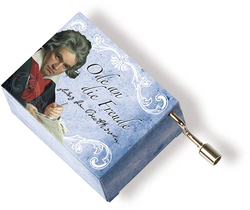 Musikbox Beethoven blau