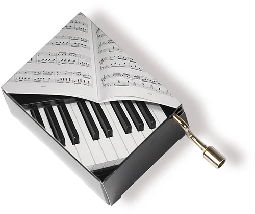 Musikbox Klavier/Notenblatt