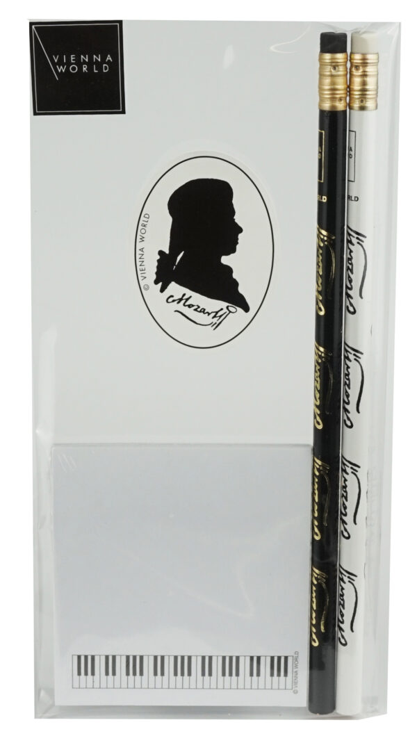 Stationery set Mozart  Silhouette  3-pcs