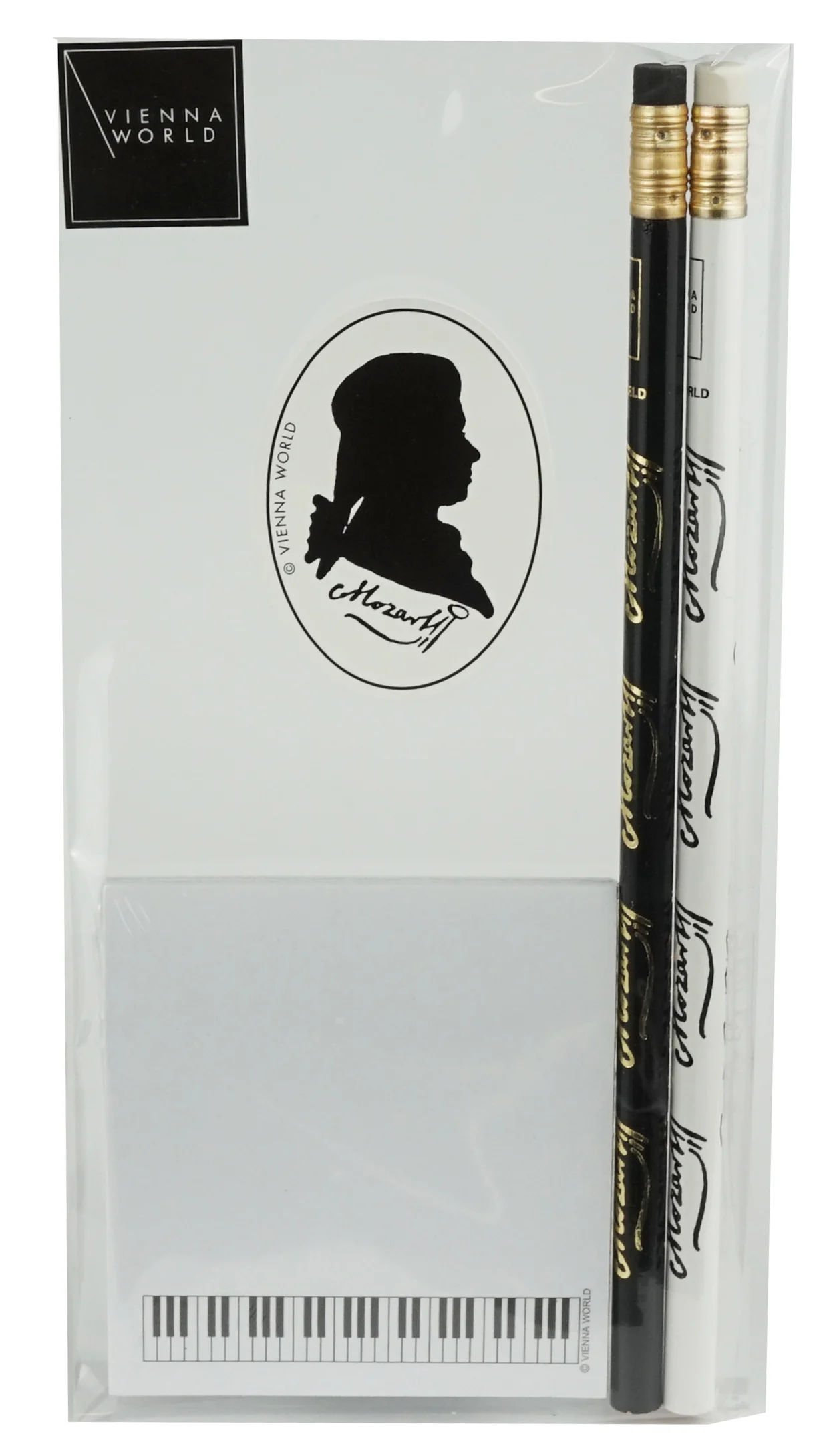Stationery set Mozart Silhouette 3-pcs