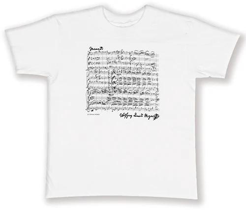 T-Shirt Mozart white M
