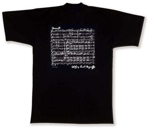 T-Shirt Mozart black M