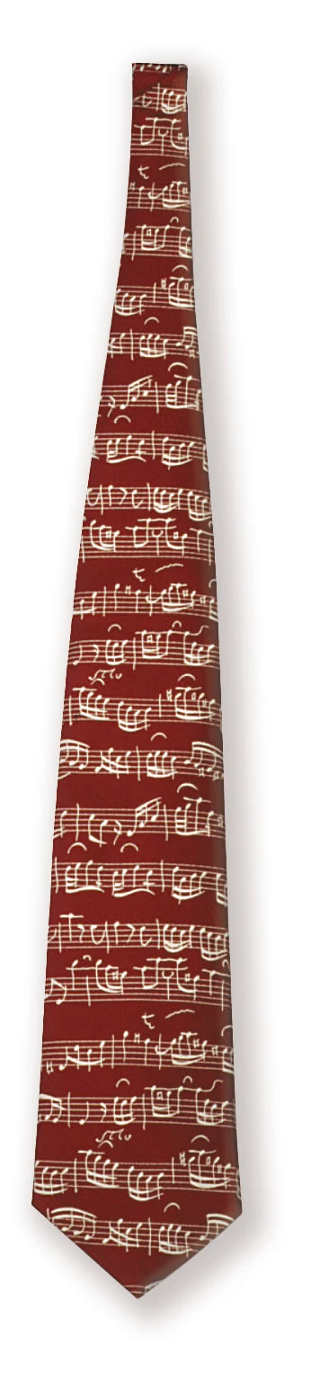 Tie Sheet music red
