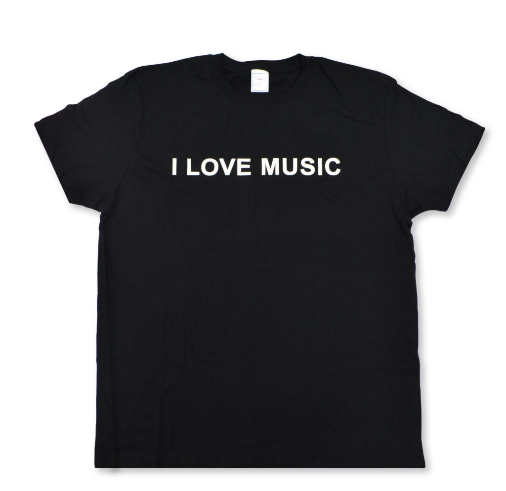 ミュージシャン WAYP MUSIC ACO Tee by WAYP MUSIC BLACK L T-Shirt I LOVE MUSIC black XL - Vienna World