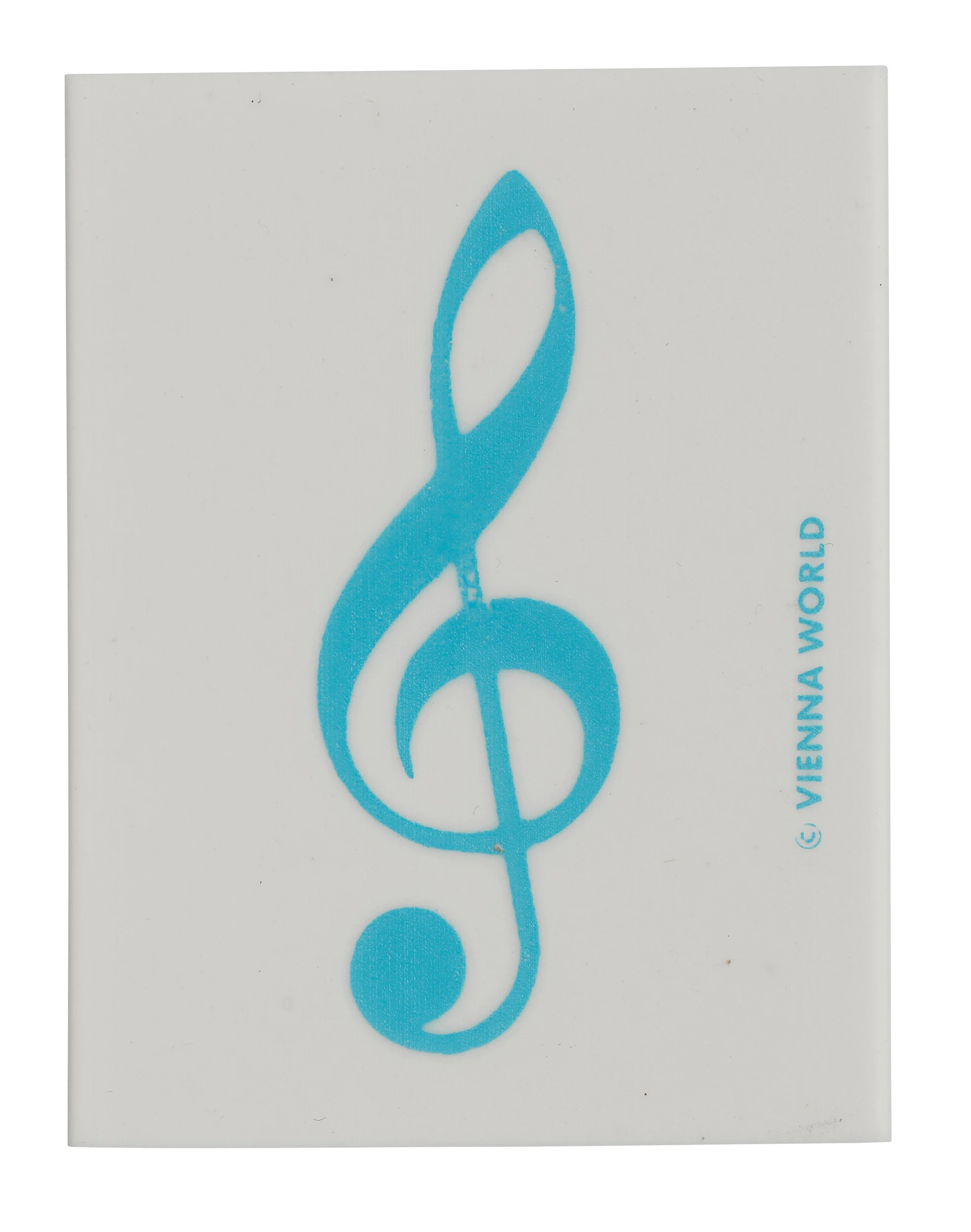 Eraser box G-clef light blue (36 pcs), image 2