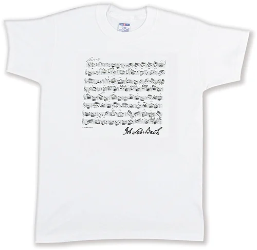 T-Shirt Bach white M
