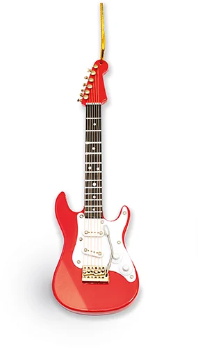 Anhänger E-Gitarre rot