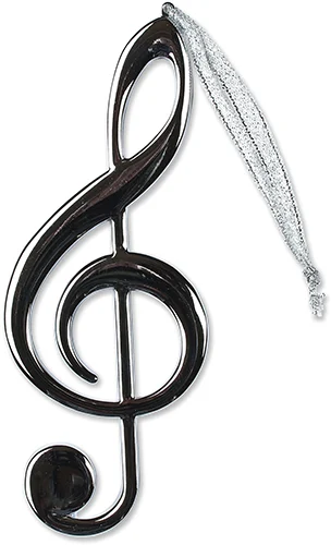Anhänger Violinschlüssel silber