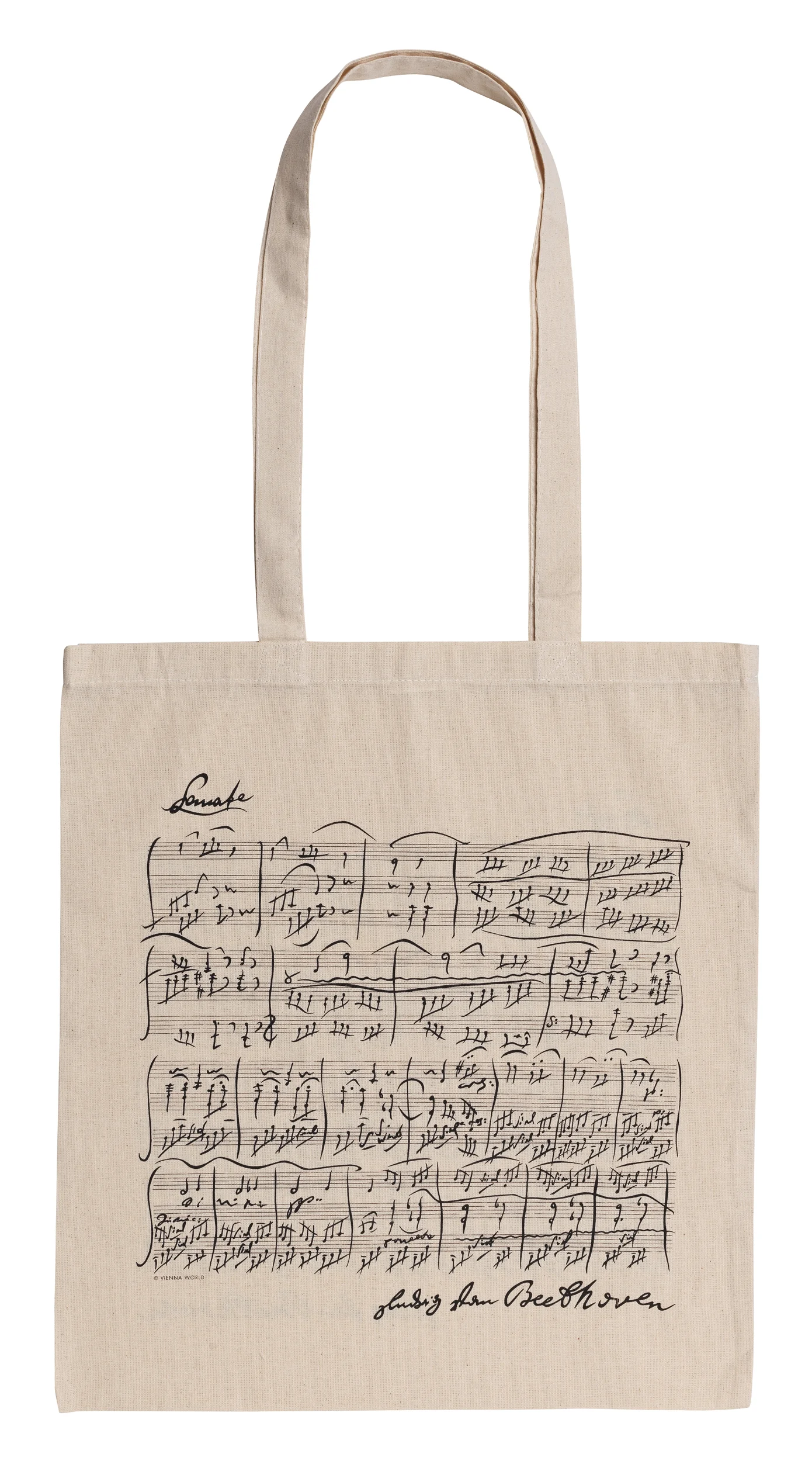 Tragtasche Beethoven natur lang