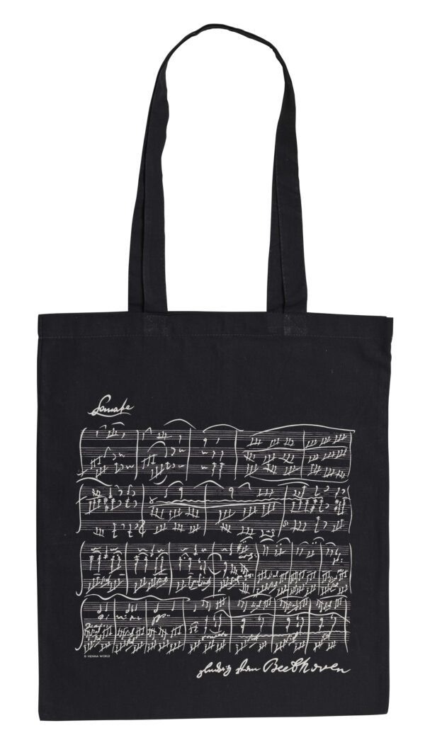 Tote bag Beethoven black long