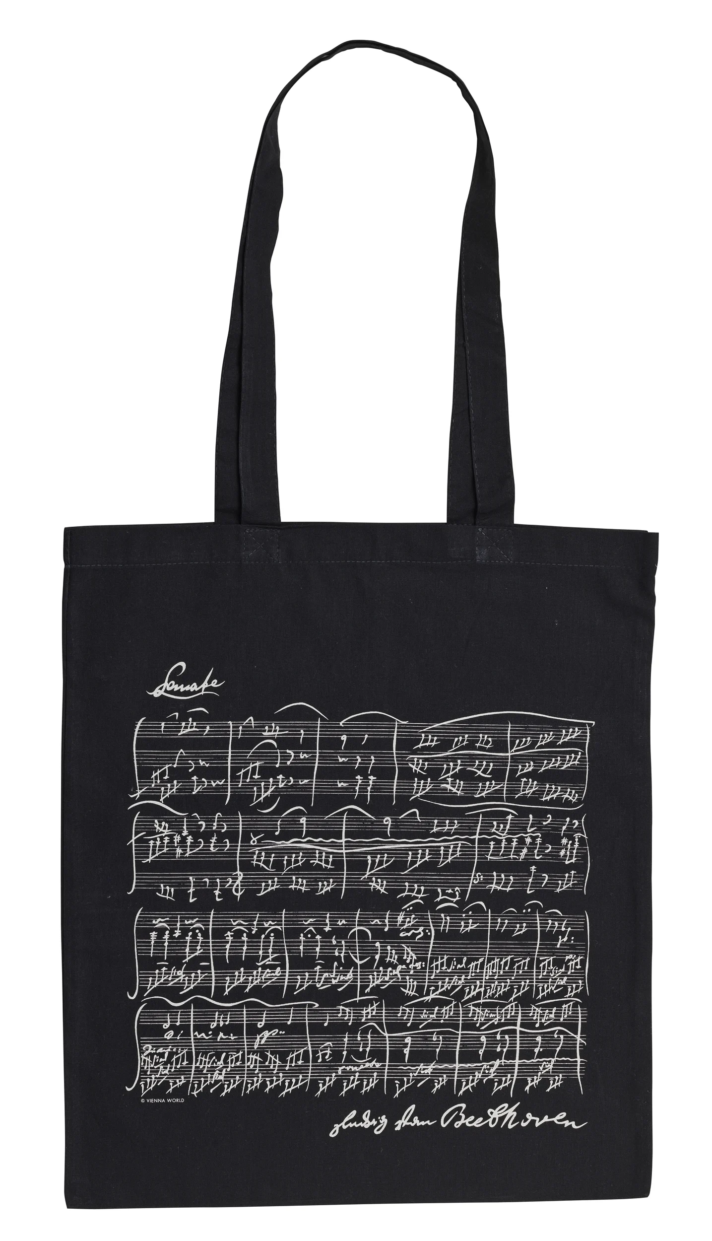 Tragtasche Beethoven schwarz lang