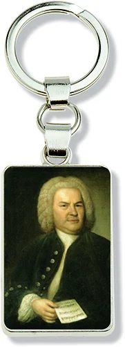 Bach Portrait Keychain