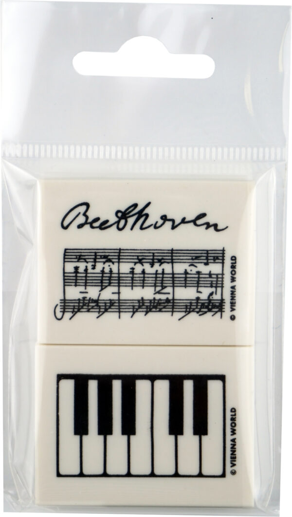 Eraser set Beethoven 2pcs