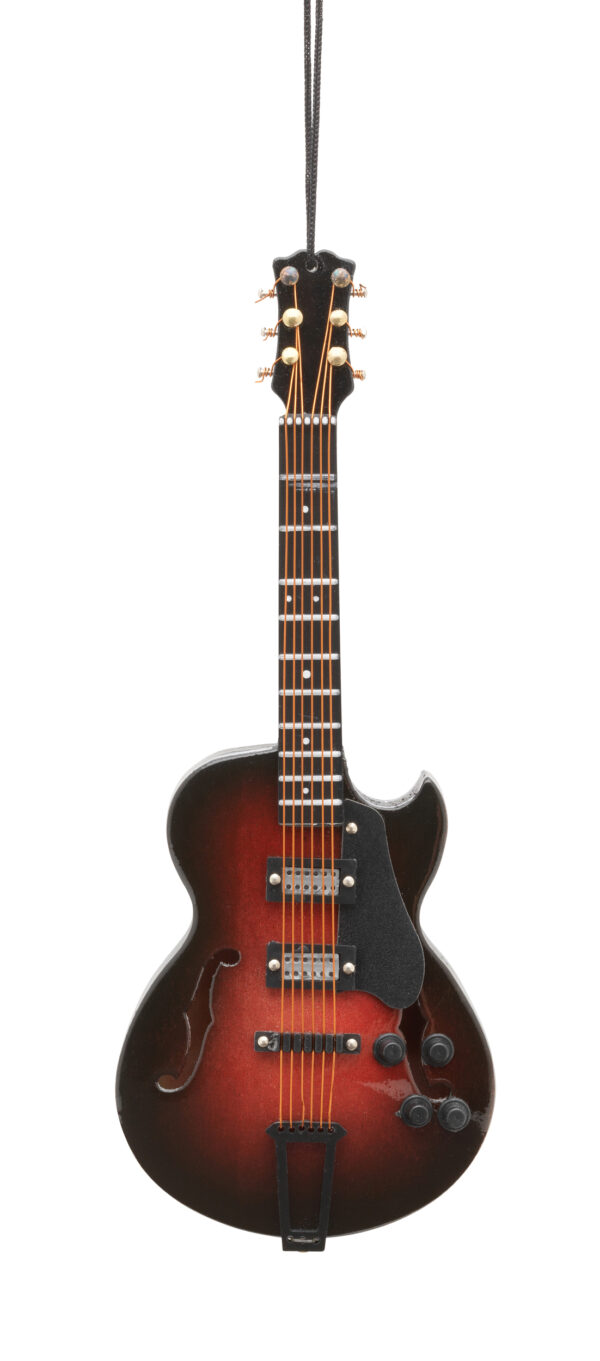 Ornament E-Guitar brown