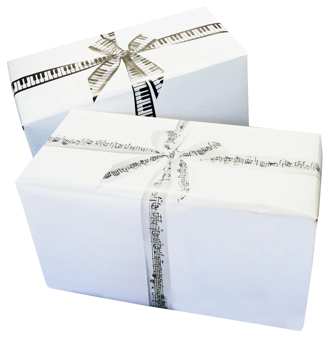Gift wrap music staff/bow, image 2