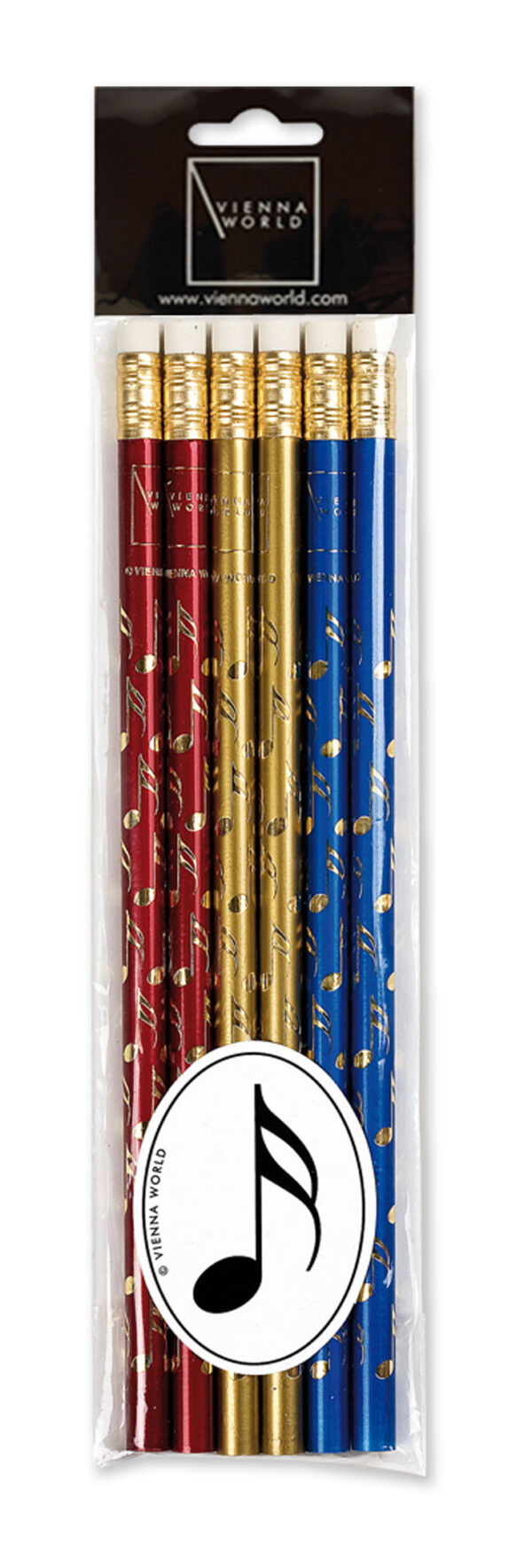 Pencil set Note assorted (6 pcs)