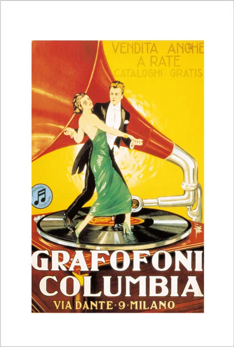 Kunstdruck Grafofoni Columbia
