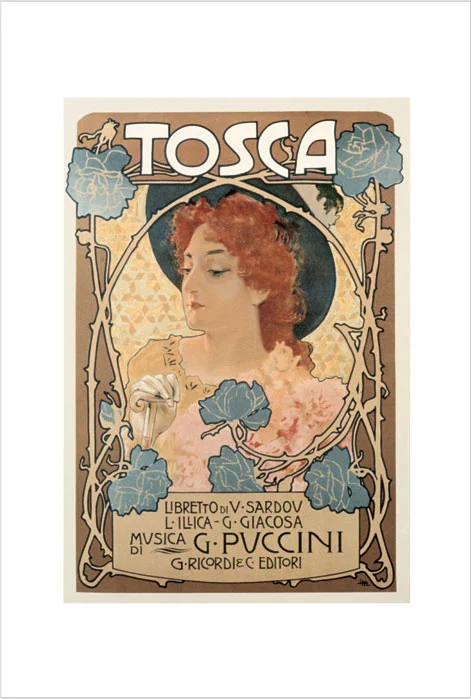 Kunstdruck Tosca