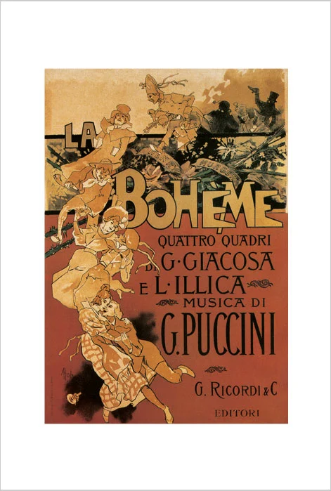 Kunstdruck Boheme