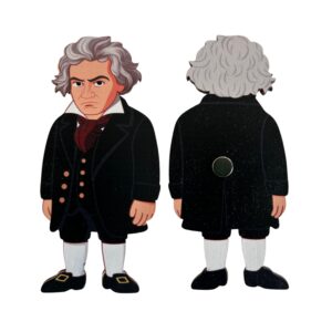 Magnet Beethoven Shaped